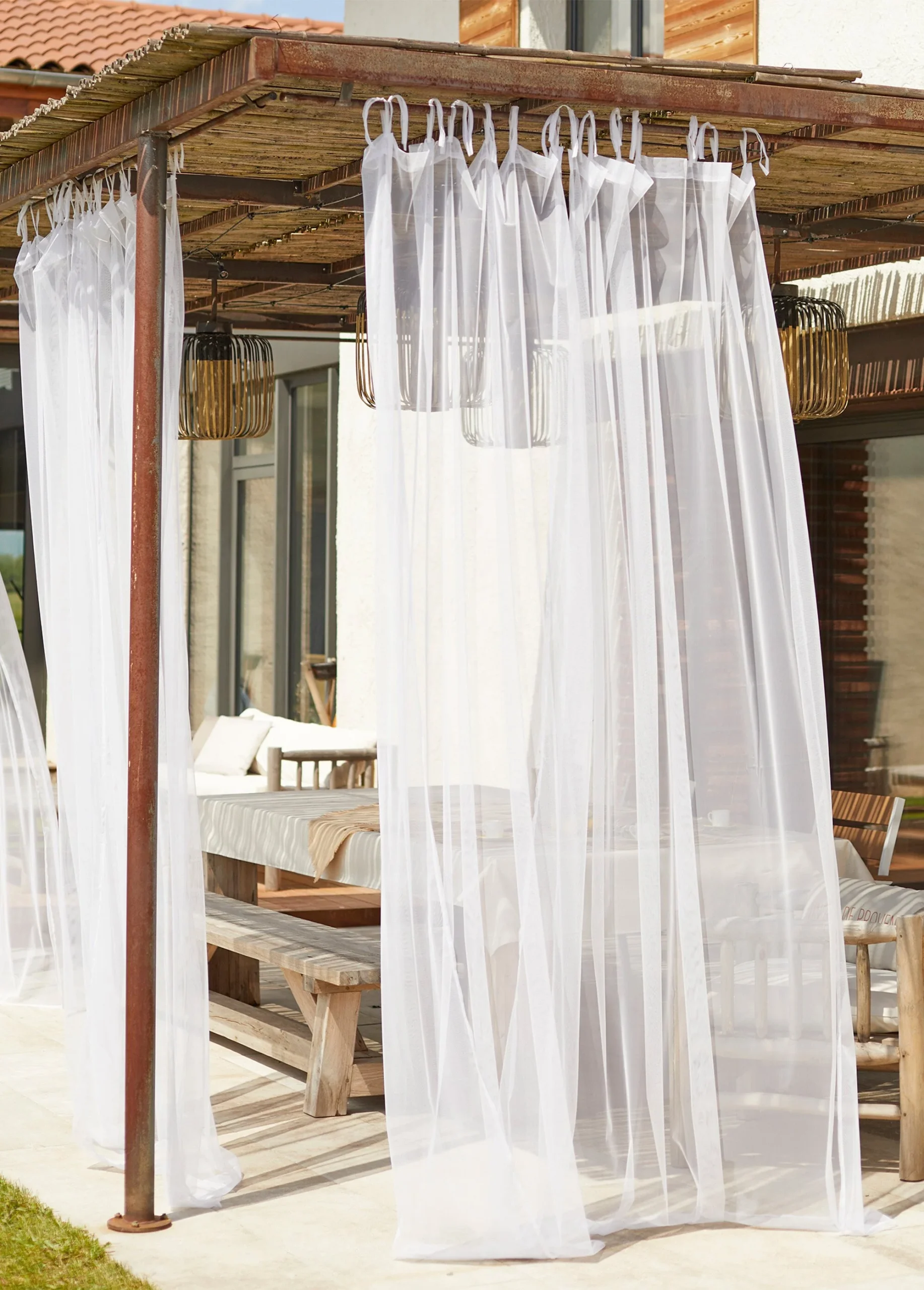 Rideau moustiquaire avec nouettes – Image 4